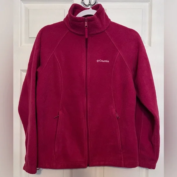 Excellent Columbia Pink Fleece Medium - Picture 1 of 4